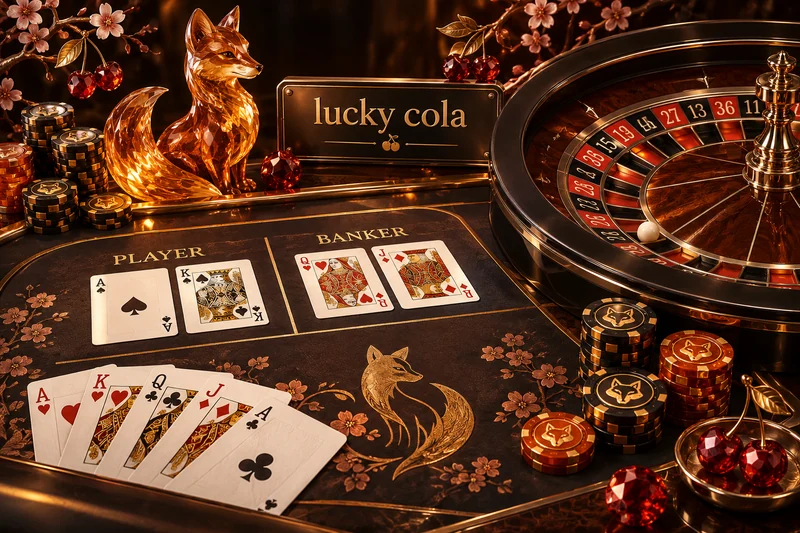 lucky cola — orihinal na live casino game concept art sa citrine orange and dark bronze